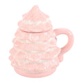 Mug Sapin de Noël rose – 520 ml
