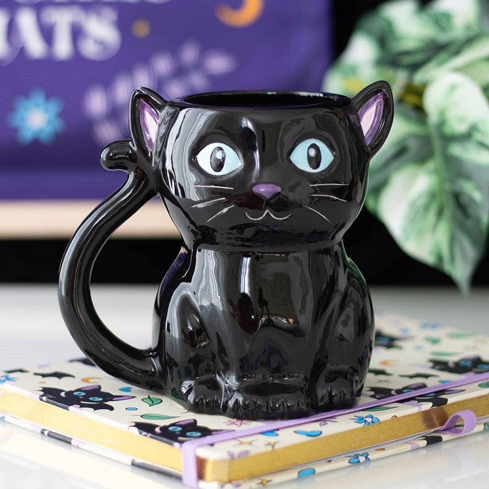 Mug 3D Chat Noir Gothique – 500 ml