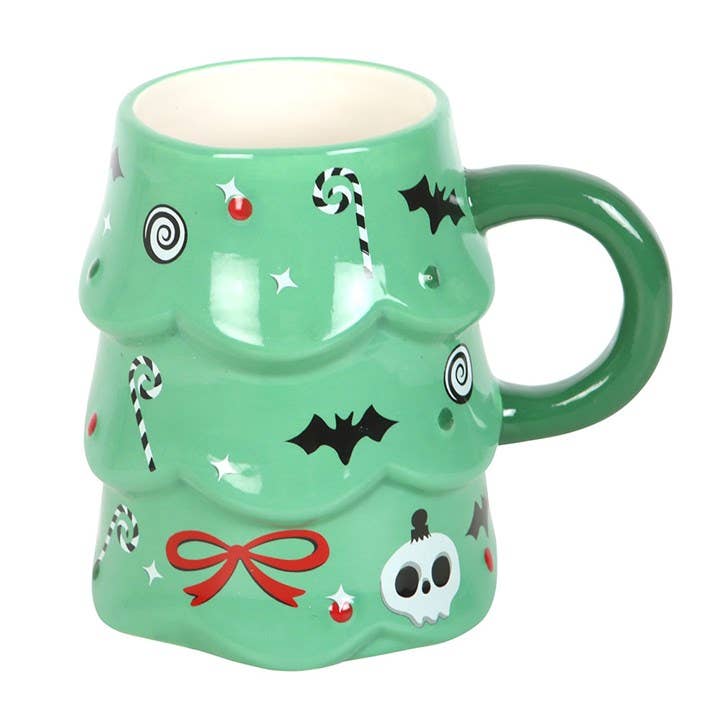 Mug Sapin Gothique « Merry Creepmas » – 500 ml