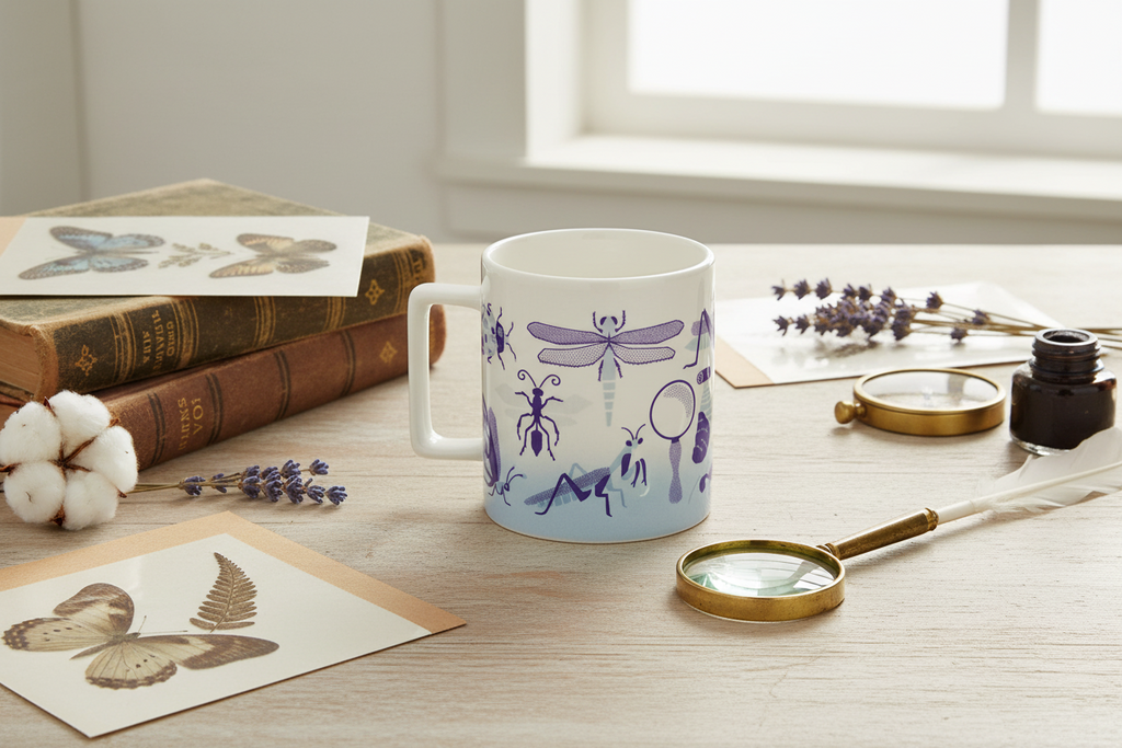 Mug Rétro Insectes – 325 ml