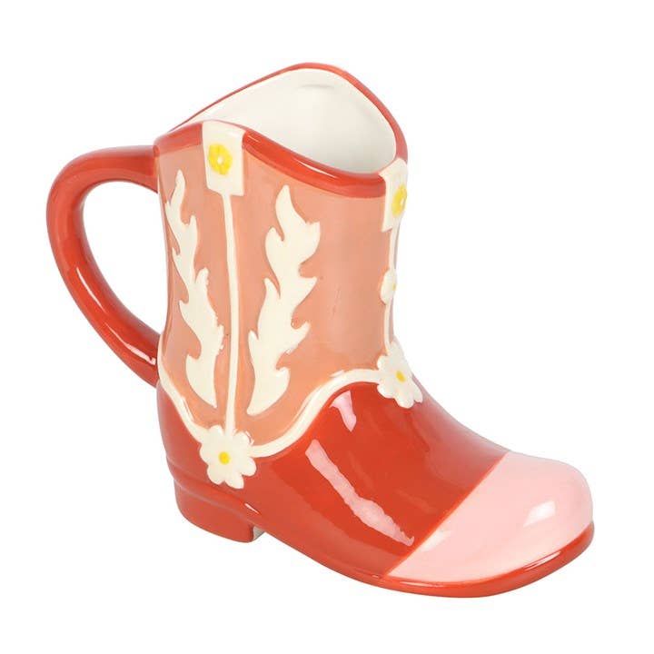 Mug Botte de Cowboy Rose