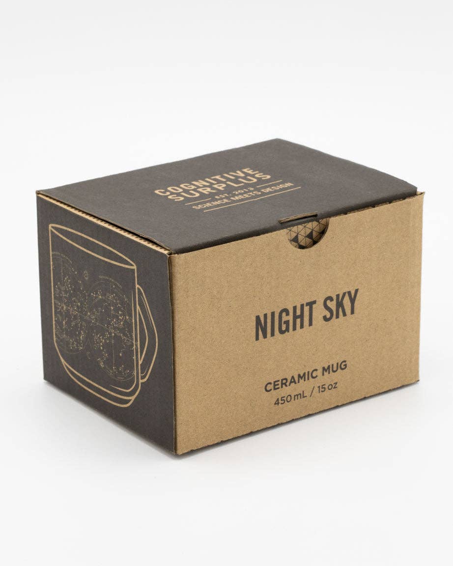Mug Ciel Nocturne – produit scientifique Cognitive Surplus EU, vue 3