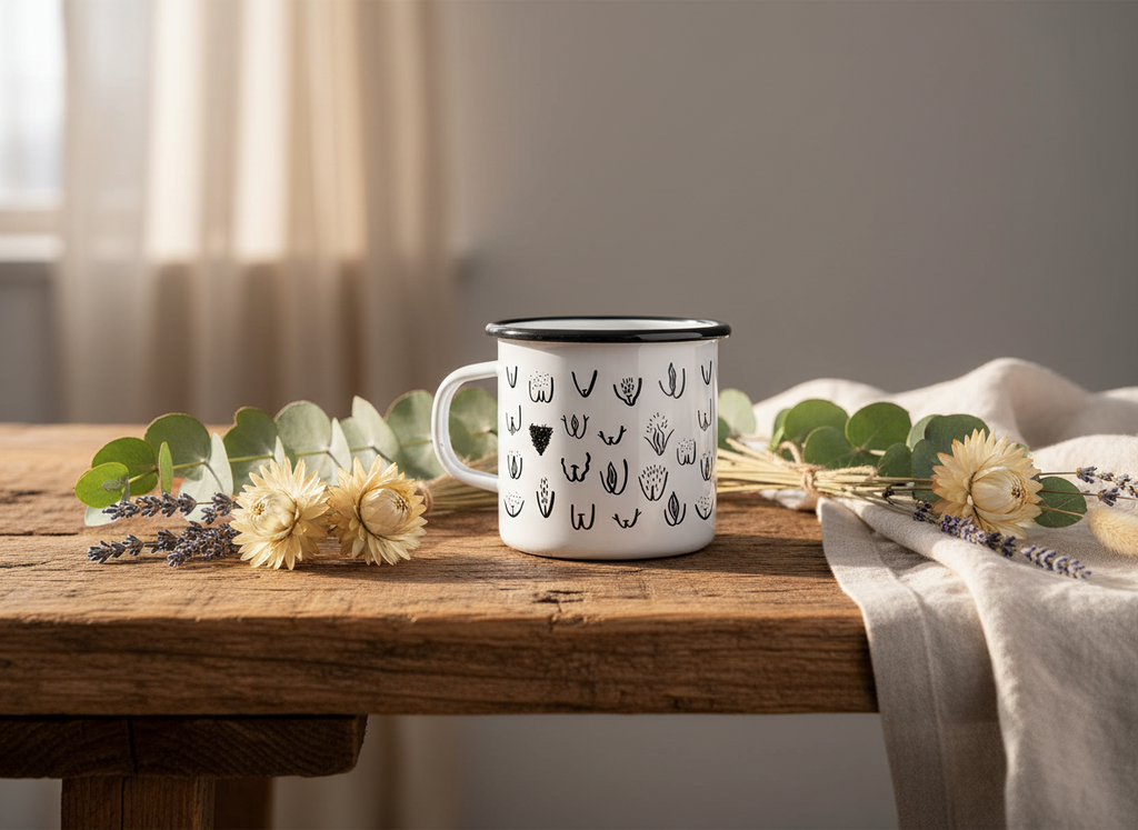 Mug Émaillé « Vulvarines » – 300 ml