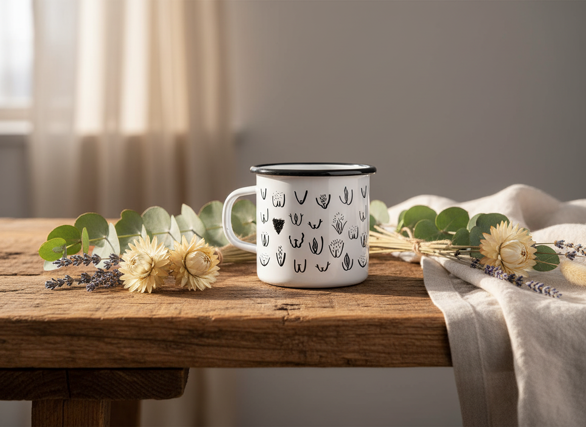 Mug Émaillé « Vulvarines » – 300 ml