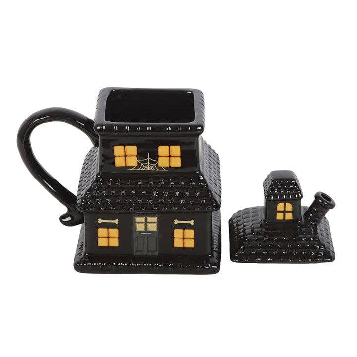 Mug 3D Maison Hantée Noire – 480 ml