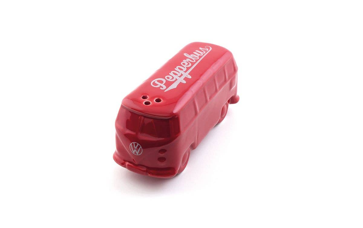 Salière et poivrière Combi VW T1 - Rouge/Blanc – vue 4