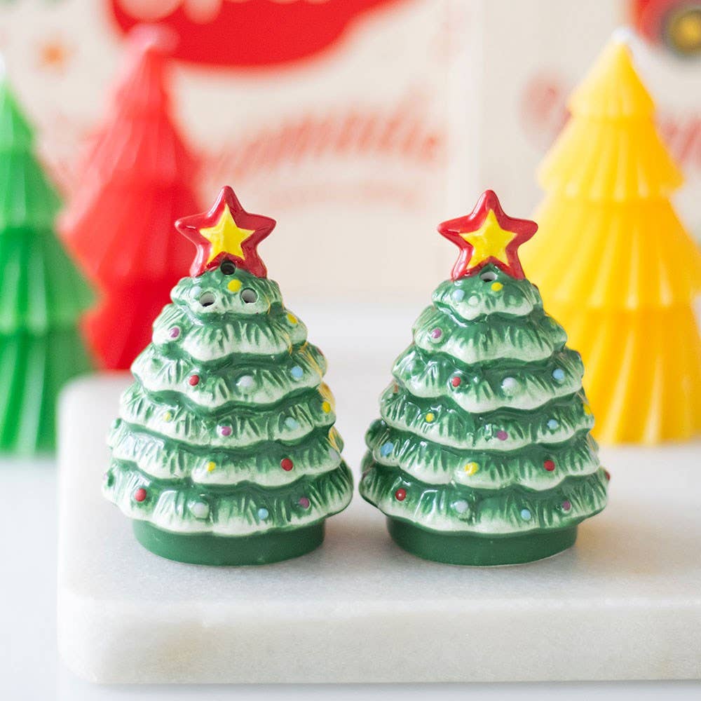 Salière et poivrière Sapins de Noël – vue 2