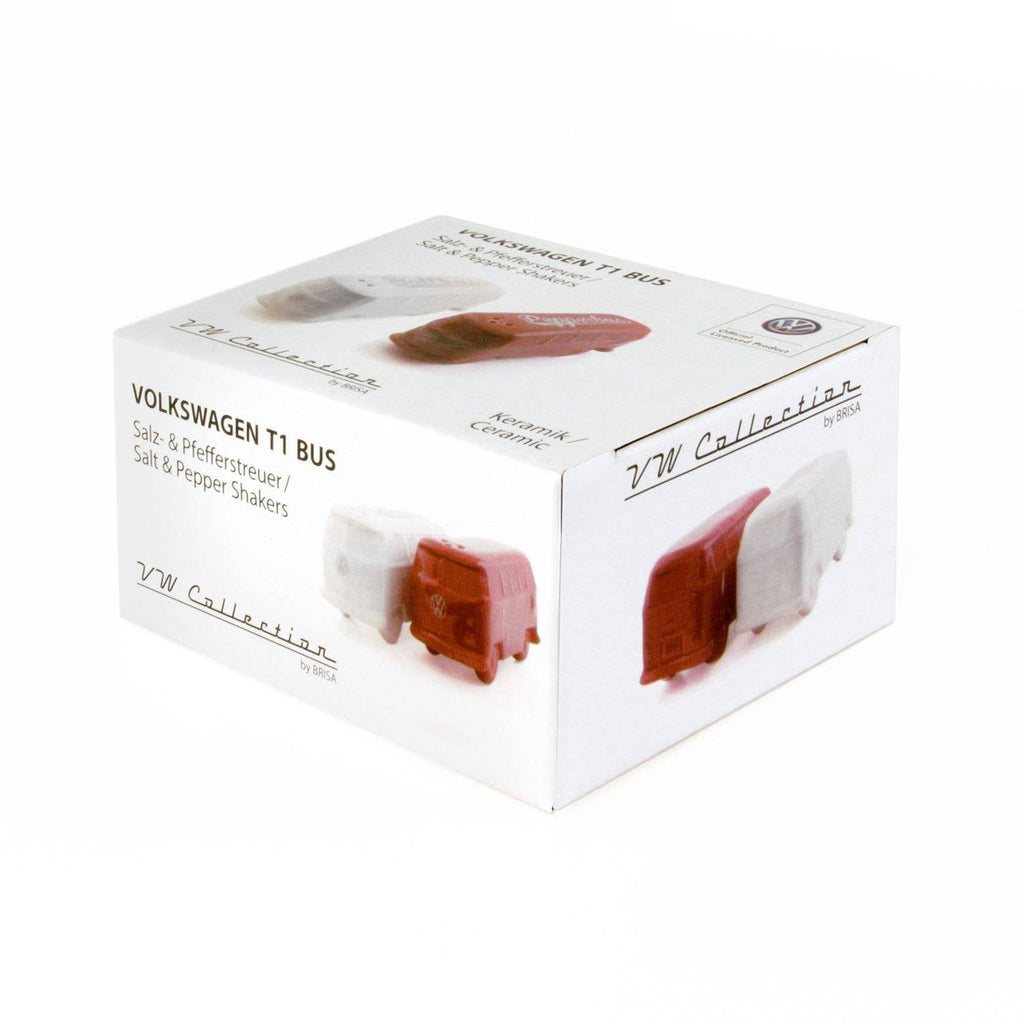 Salière et poivrière Combi VW T1 - Rouge/Blanc – vue 6