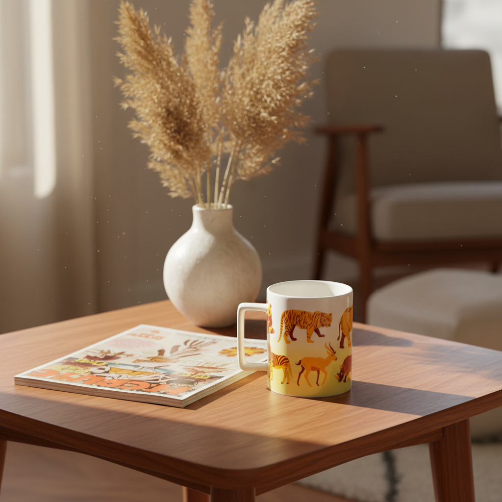 Mug Rétro Mammifères – 325 ml