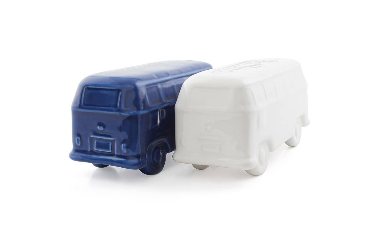 Salière et poivrière Combi VW T1 - Blanc/bleu – vue 3