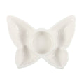 Porte-bougie Chauffe-plat Papillon Blanc