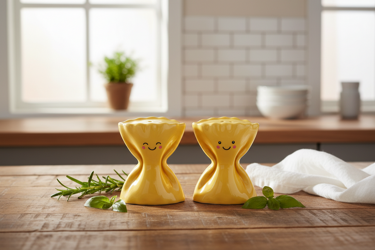 Salière et poivrière Pâte Farfalle – vue 6