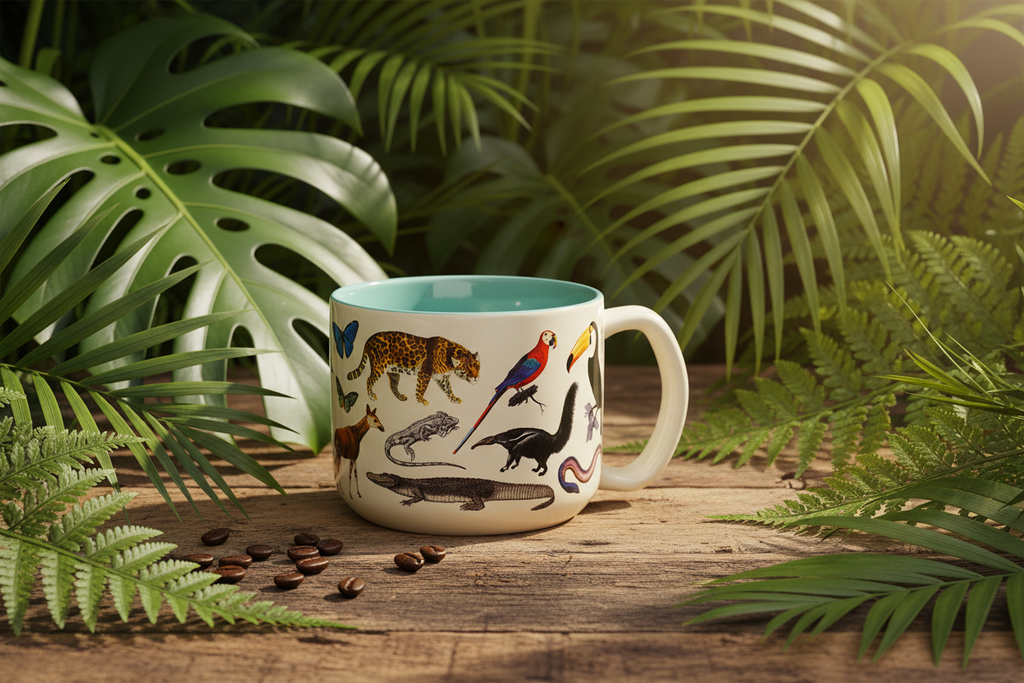 Mug Zoologie de la Forêt Tropicale – 443 ml