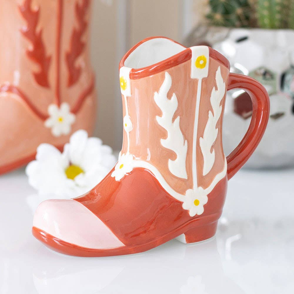 Mug Botte de Cowboy Rose