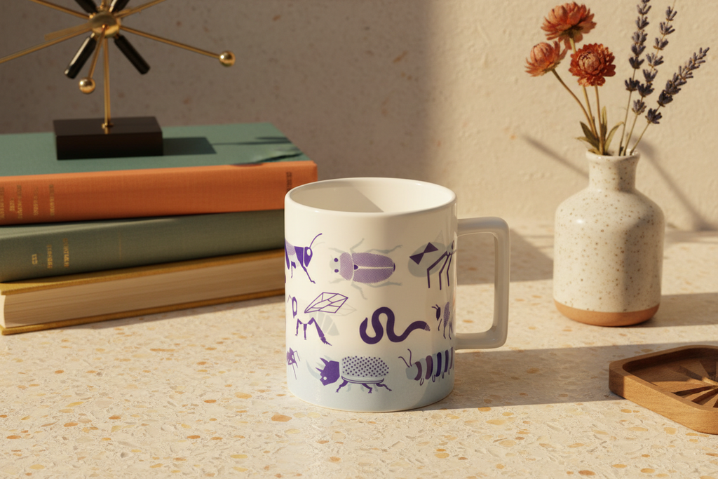 Mug Rétro Insectes – 325 ml
