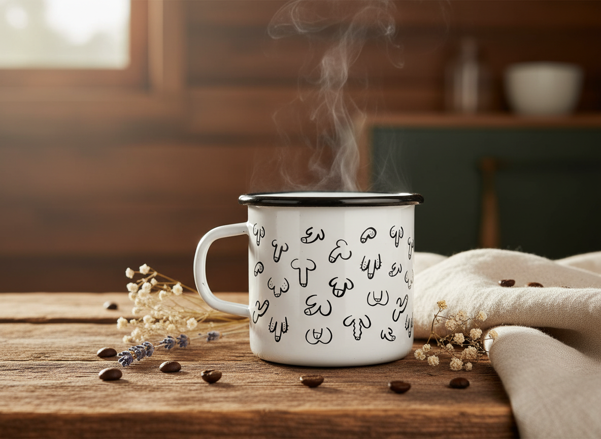 Mug Émaillé « Dicks Friends » – 300 ml