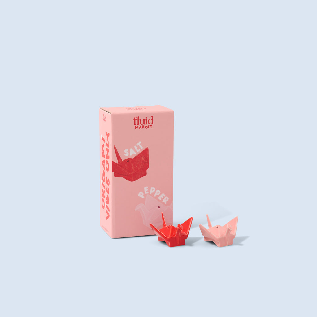 Salière et poivrière Origami – Fluid Market