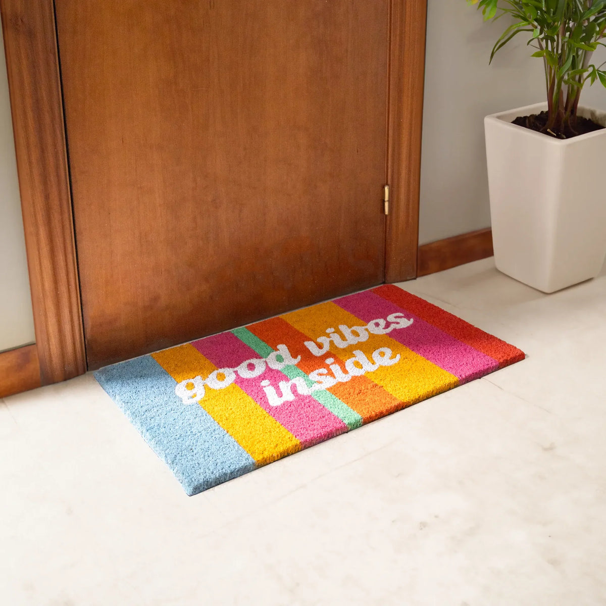 Paillasson « Good vibes inside » – Fisura – vue 3