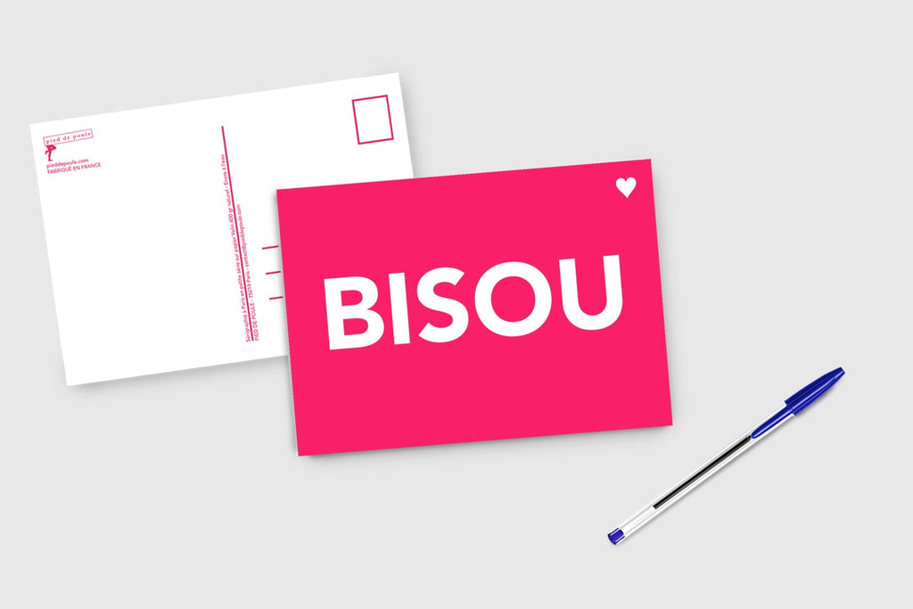 Carte Fluo Bisou – vue principale