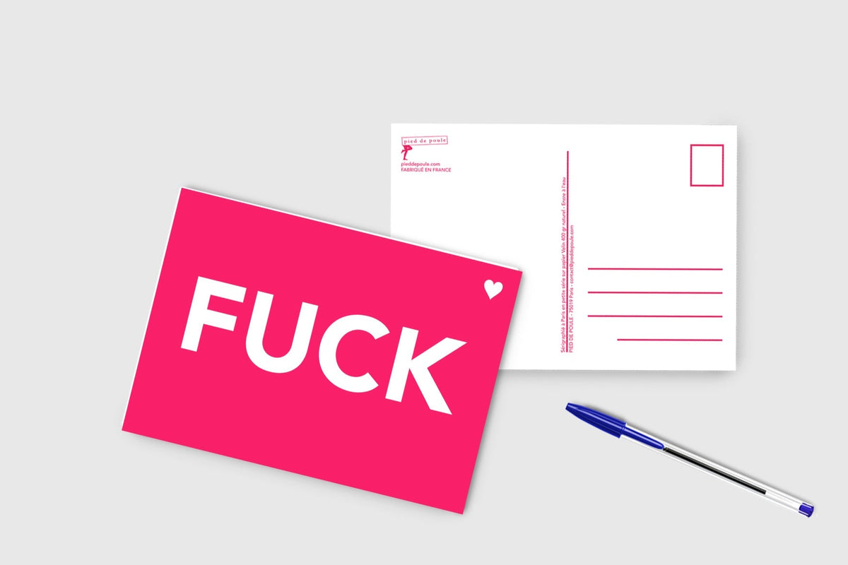 Carte Fluo Fuck – vue principale
