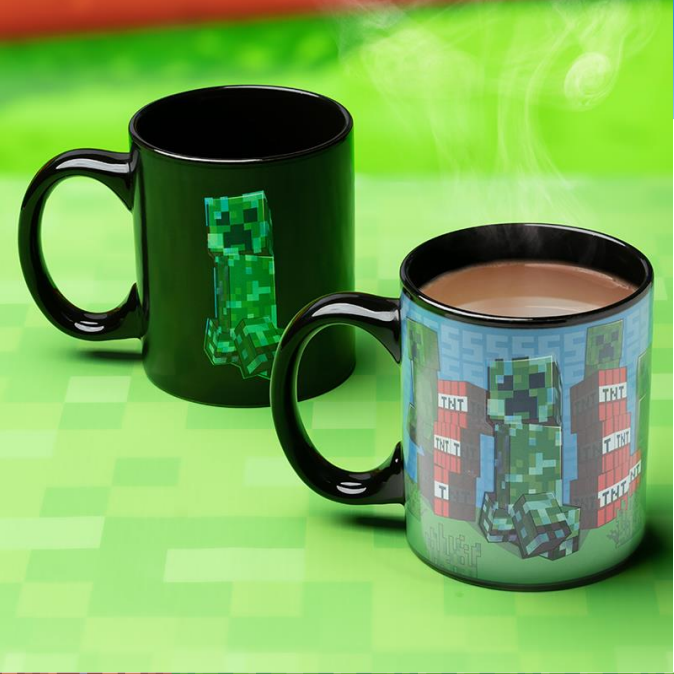 Mug Thermoréactif Minecraft Creeper – 300 ml