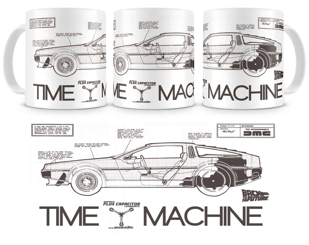 Mug Retour vers le Futur « Time Machine » – 300 ml