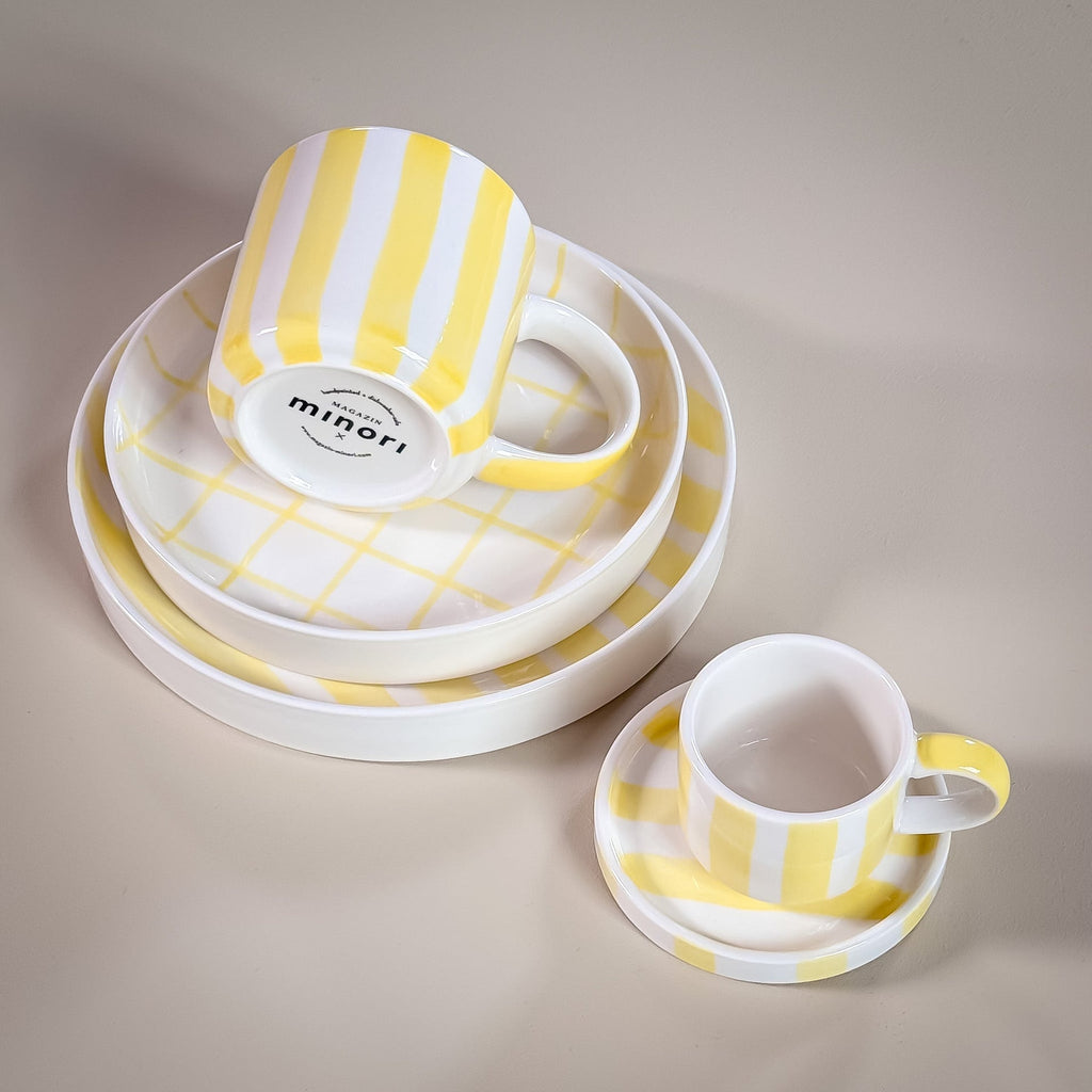 Set espresso 2 tasses et 2 soucoupes – Magazin Minori