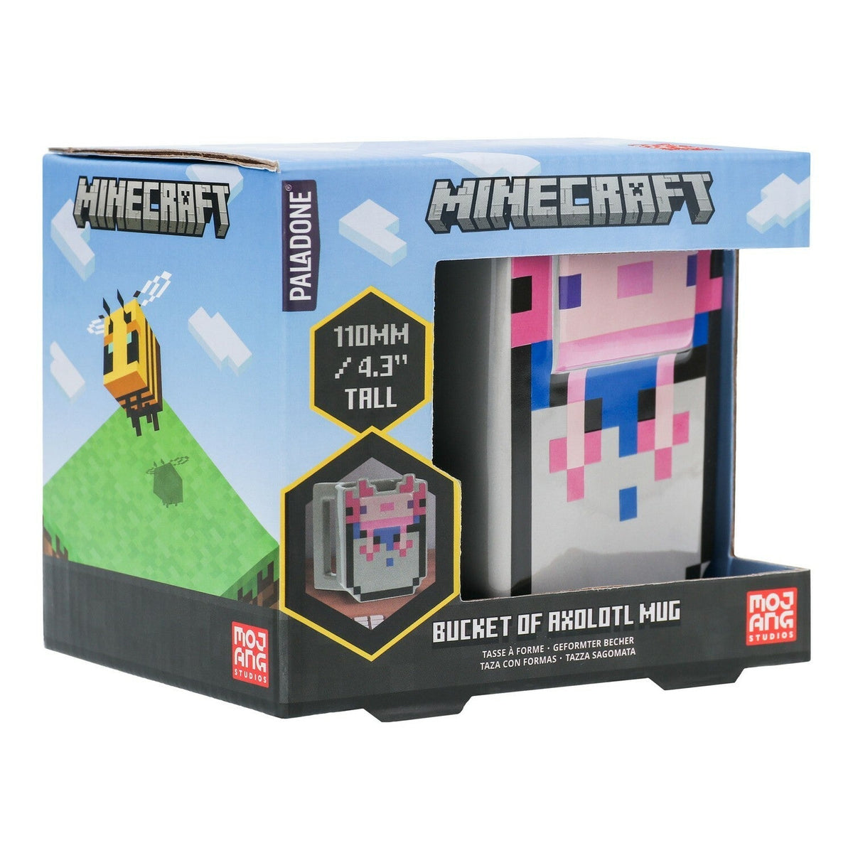 Mug 3D Minecraft Axolotl – 400 ml