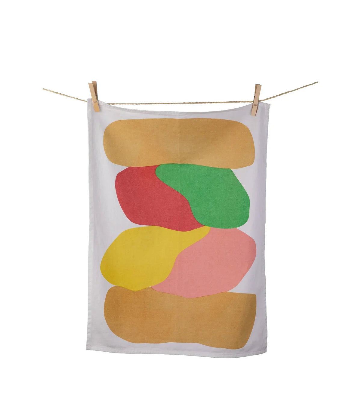 Torchon Sandwich Triangle Bitten – Objet déco original