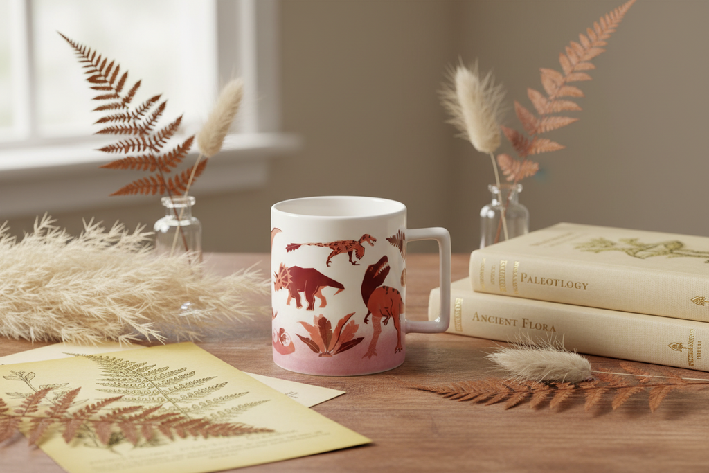 Mug Rétro Dinosaures – 325 ml