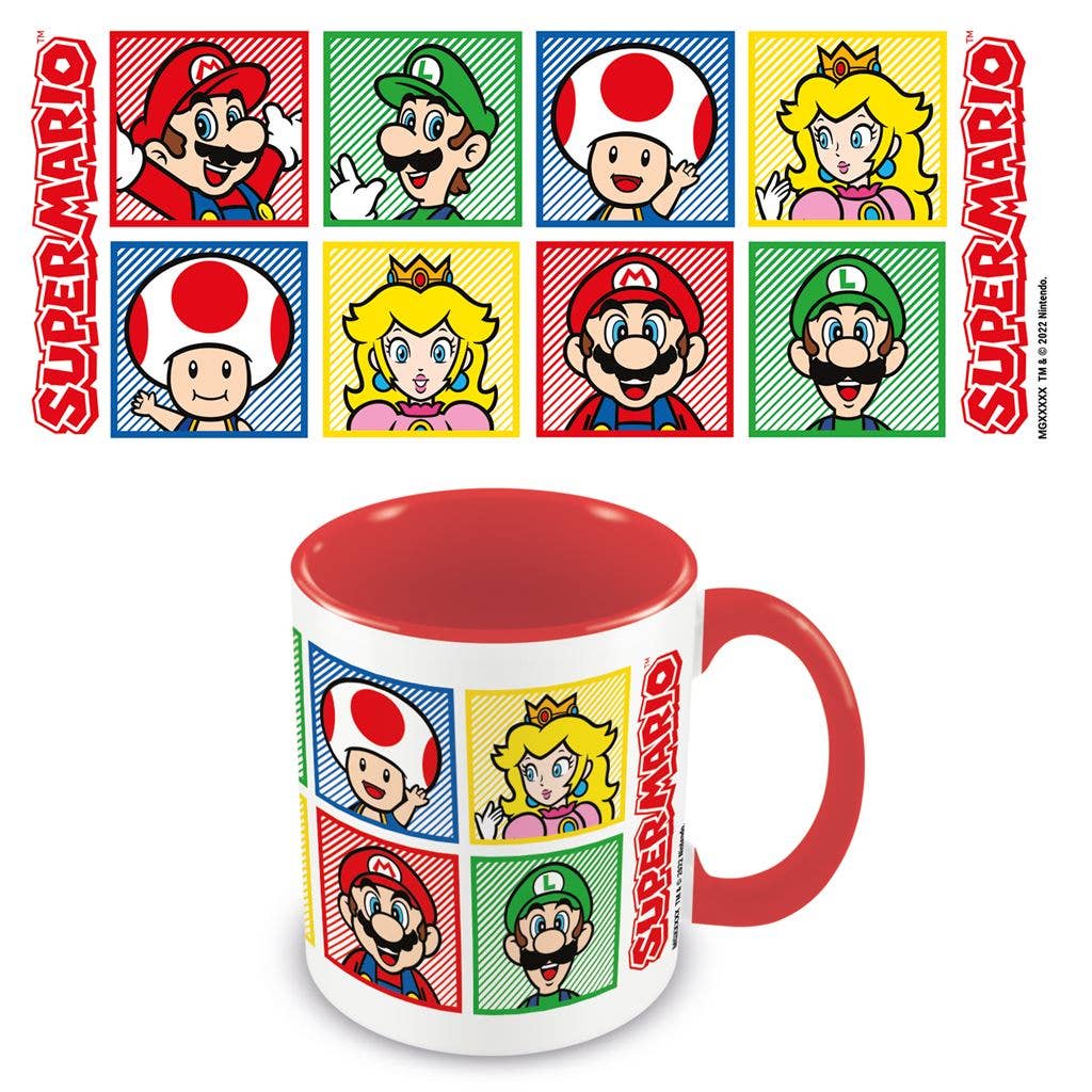 Mug Super Mario – Mario, Luigi, Toad et Peach – 315 ml