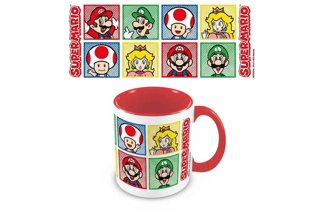 Mug Super Mario – Mario, Luigi, Toad et Peach – 315 ml