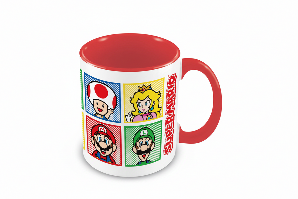 Mug Super Mario – Mario, Luigi, Toad et Peach – 315 ml