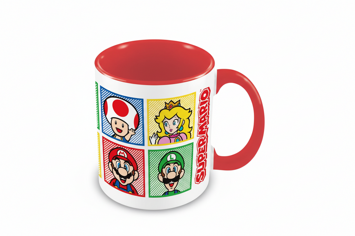Mug Super Mario – Mario, Luigi, Toad et Peach – 315 ml