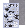 Ensemble de 2 Torchons Miaou & Pour Toujours