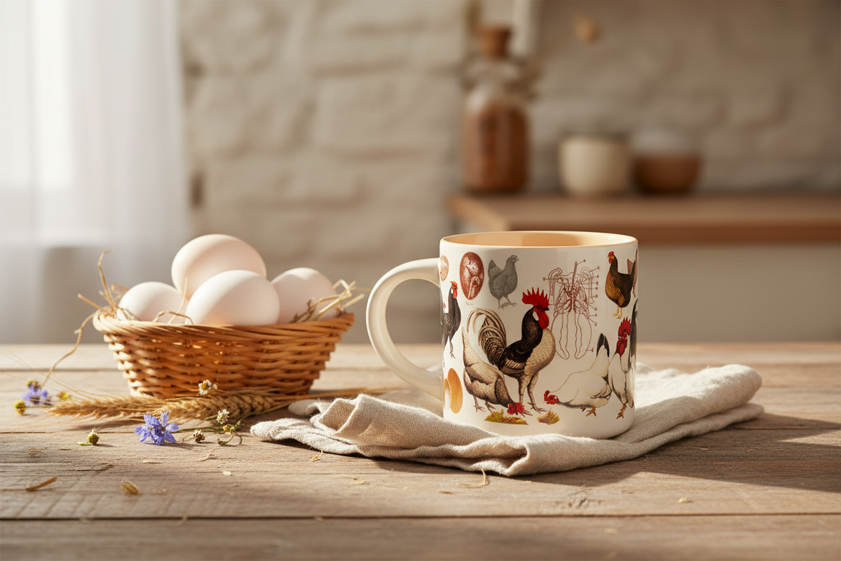 Mug Poules de Basse-Cour – 443 ml