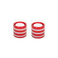 Lot de 2 Bougeoirs en Céramique Tropicale Helio Ferretti Vue 2