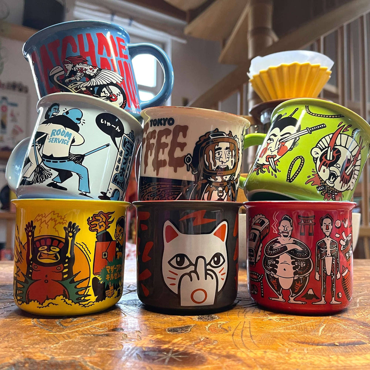 Mug Chat chanceux « F**k You Neko » – 375 ml
