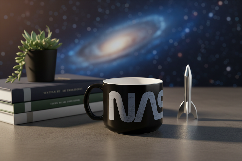 Mug NASA Logo Worm – 443 ml