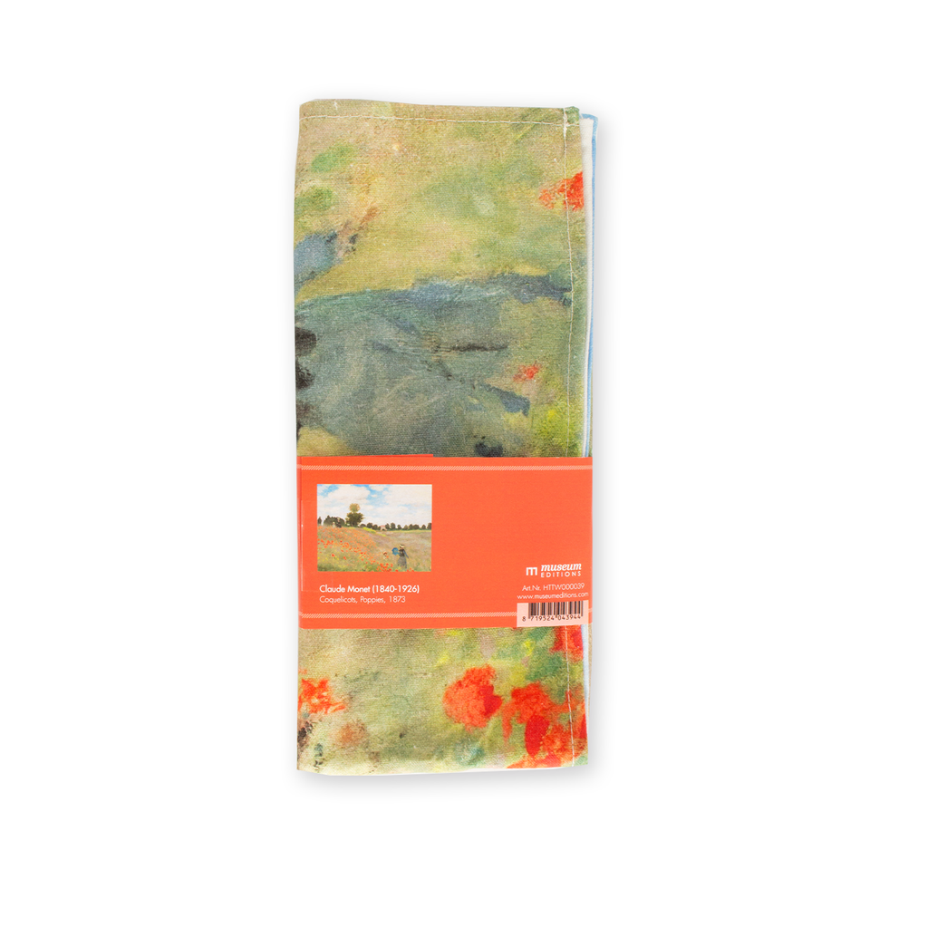 Torchon Monet, Champ de coquelicots