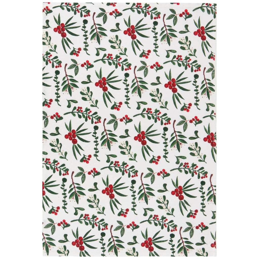 Lot de 3 Torchons de Noël Winterberry Bakers Floursack