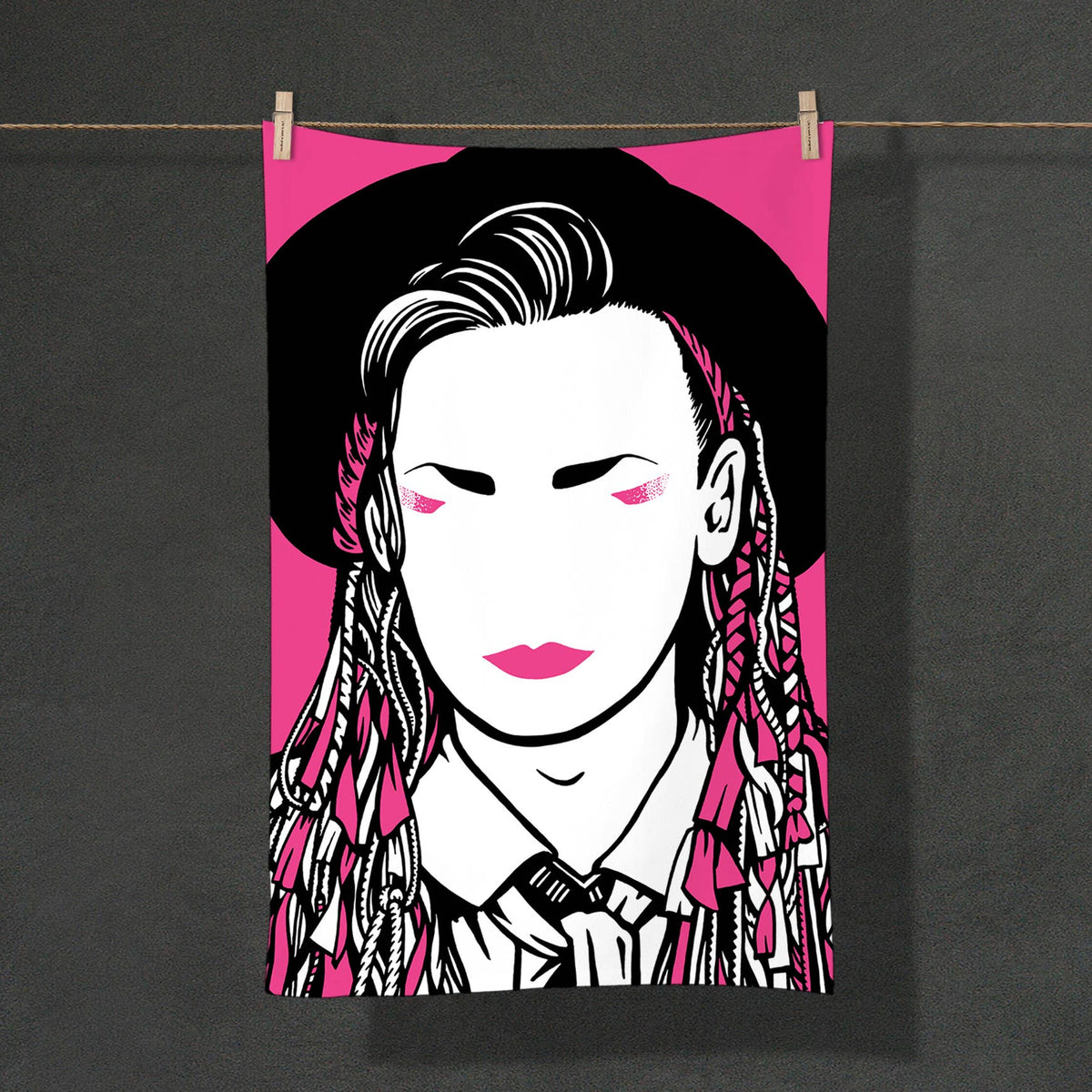 Torchon « Boy George » Culture Club
