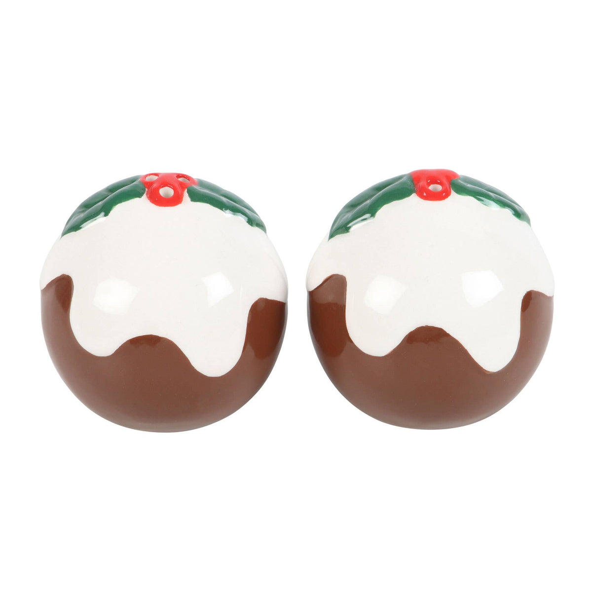 Salière et poivrière Pudding de Noël
