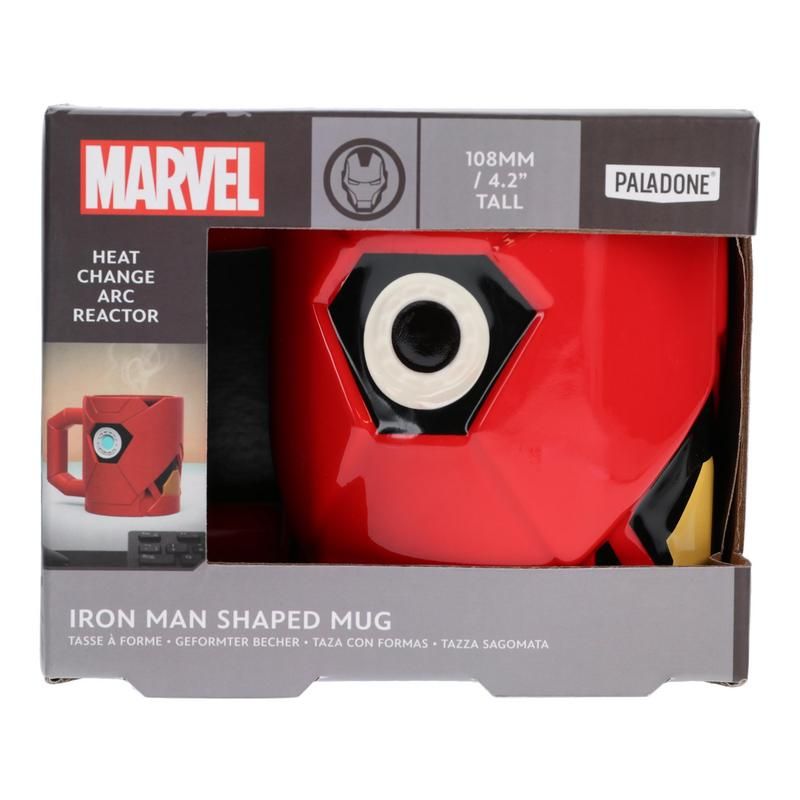 Mug 3D Thermoréactif Iron Man – 500 ml