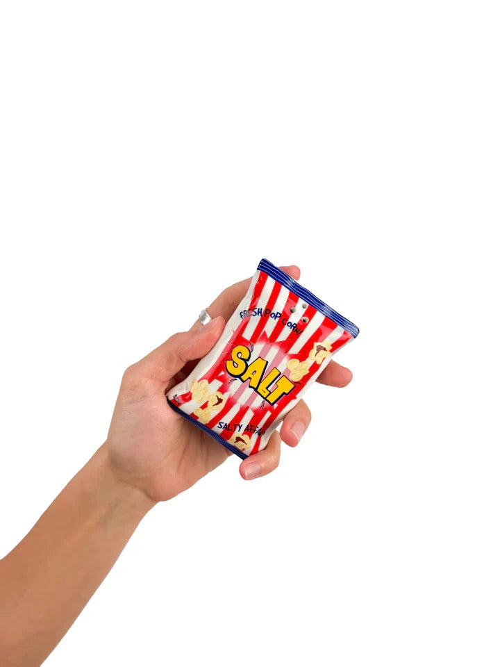 Sel et poivre en forme de sachets de Pop Corn et Chips Bitten – Accessoire de table original