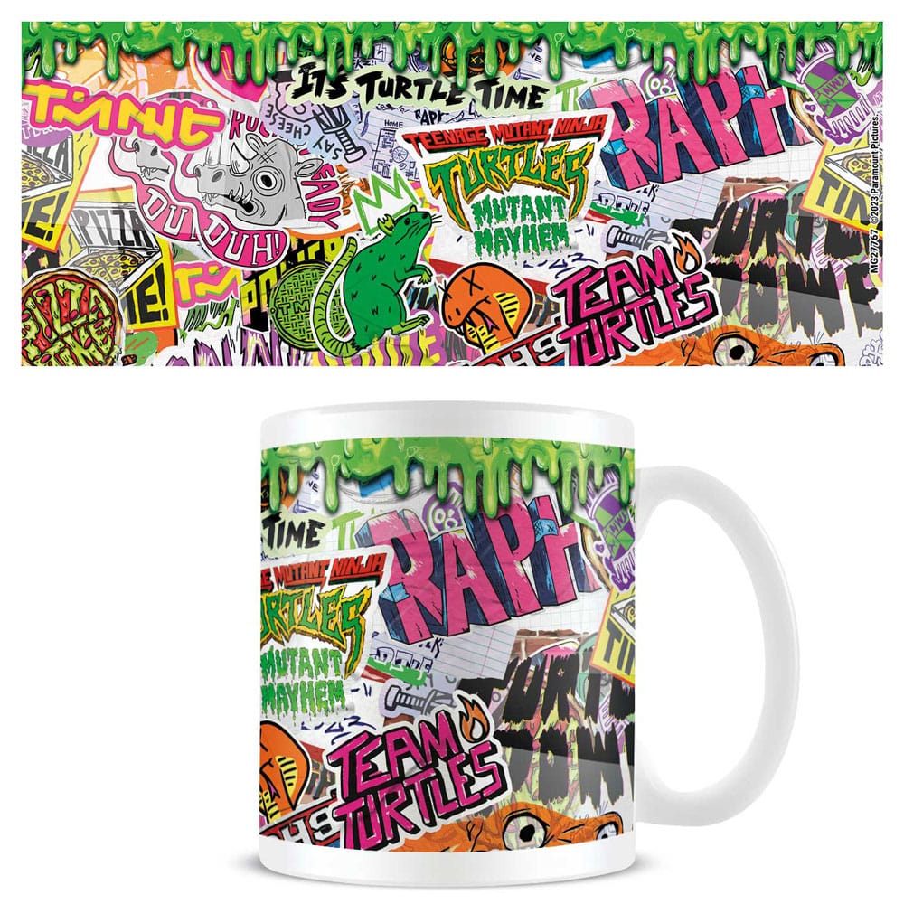 Mug Tortues Ninja Mutant Mayhem « Graffiti »