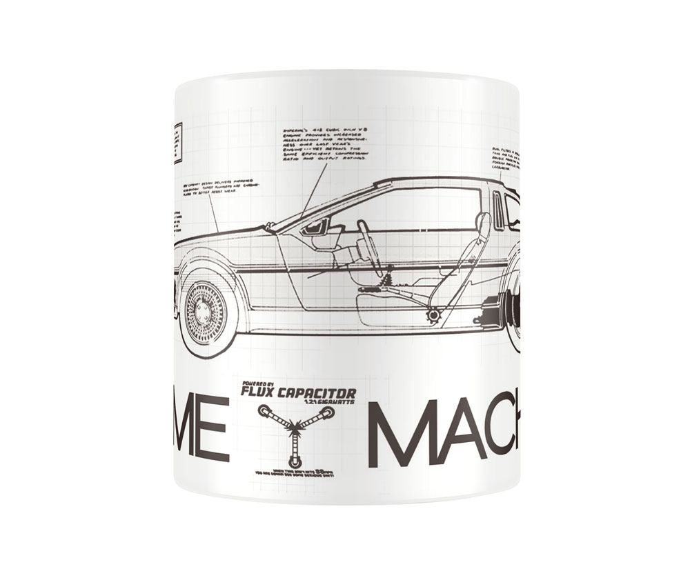 Mug Retour vers le Futur « Time Machine » – 300 ml